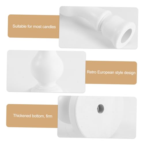Alipis 1pc Nordic Style Candleholder Simple Design for Decor Space-Saving Desktop Candle Stand for Weddings Banquets and Table Centerpieces