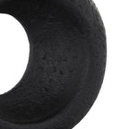Deco 79 Polystone Geometric Decorative Sculpture Textured Cutout Ring Home Decor Statue with Block Base, Accent Figurine 10" x 5" x 14", Black - size: 10" x 5" x 14"