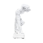 GLOGLOW Desktop Decorative Items Unique Design, Durable Material with AntiSlip Pad for Living Room, Office, Study Room Decor Sculpture Figurine, Nan (BS1057 small white) - size: BS1057 small white