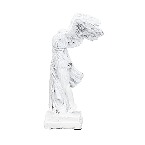 GLOGLOW Desktop Decorative Items Unique Design, Durable Material with AntiSlip Pad for Living Room, Office, Study Room Decor Sculpture Figurine, Nan (BS1057 small white) - size: BS1057 small white