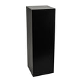 shopPOPdisplays Black Laminate Display Pedestal - Fully Assembled - Museum-Quality for Sculptures, Retail Displays, Trophies with Matte Finish - 200 lb. Capacity (12" W x 12" L x 24" H) - size: 12" W x 12" L x 24" H