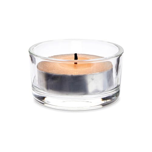 WGV Tea Light Votive Candle Holder 2x1.2 H, Clear Stubby Utility Cylinder Glass, Small Home Accent Decor, 1 Pc - color: Clear-stubby-2"