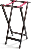 New Star Foodservice 20021 Mahogany Finish Solid Birchwood Tray Stand, 31-Inch, Brown - size: 38"