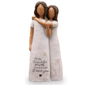 Gifts for Mom, Mom Gifts from Daughters, Sculpted Hand-Painted Figurine (deep Skin Tones) - color: Deep Skin Tones