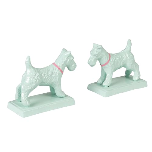Creative Co-Op Metal Dog Shaped Metal Bookend Set
