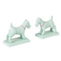 Creative Co-Op Metal Dog Shaped Metal Bookend Set