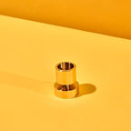 Solid Brass Taper Candle Holder - Elegant & Sturdy Design | Fits Standard 7/8" Taper Candles | Dimensions: 1.60" x 1.30"