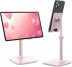 Doboli Cell Phone Stand, Valentine's Day Gifts for Teens Girls Boys Adults Women Men Mom Wife, Phone Stand for Desk, Phone Holder Stand Compatible with iPhone and All Mobile Phones Tablet, Pink - color: rose gold pink