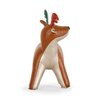 Zuny, Special Bookend (Deer Luke) Tan+Pearl Gold-2022 X'Mas - color: Deer Luke X’mas
