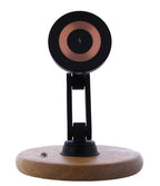ClikDock Cell Phone Magnetic Wireless Charger Stand, 360° Spin, Aluminum Construction, Compatible with MagSafe Phones for iPhone & Andriod (Oak Wood) - color: Oak Wood