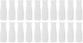 SOUJOY 20 Pack Composite Plastic Flower Vase, White Small Tall Conic Floral Vase Home Decor Centerpieces, Unbreakable Bud Vase for Decor Living Room - size: Pack of 2