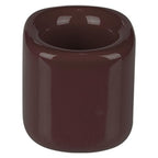 Mega Candles 10 pcs Brown 1/2 Inch Diameter Ceramic Chime Ritual Spell Candle Holders, Great for Casting Chimes, Meditation, Rituals, Spells, Vigil, Witchcraft, Wiccan Supplies - color: Brown, size: 10 Pieces