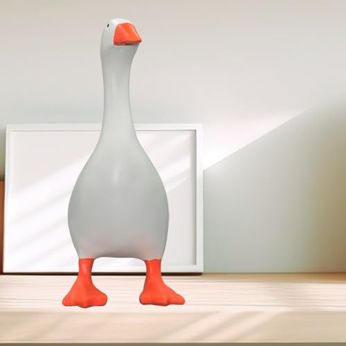 Magnetic Goose Key Holder Cute Home Decor Statue,Office Table Desk Decor Resin Goose Duck Statue Sculpture,Tool Holder Home Decoration，Bedroom Decor Housewarming Gift