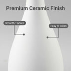 6.5Inch White Small Ceramic Bud Flower Vases Mini Narrow Neck Decorative Floral Vases Table Centerpiece for Home Decor Wedding Party Decorations