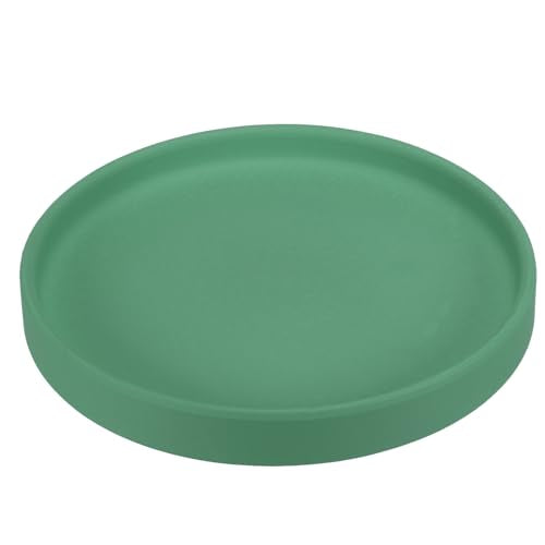 PATIKIL 6 Inch Round Ceramic Plant Saucer, Plant Saucer Tray Flower Planter Drip Tray for Indoors Outdoors Patio Balcony, Teal - color: Teal