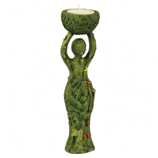 VERSAINSECT ernational - Polyresin T-Light Holder Nurturing Goddess (32438)