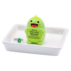 PUDDING CABIN Funny Birthday Gifts for Women Dinosaur Ring Holder Dish for Rings Earrings Necklace Bracelets Jewelry Organizer Cute Room Decor, Mothers Day Gift for Mom Friendship Christams - style: Cheer Up Dinosaur