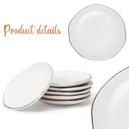 Shappy 12 Pcs Ceramic Jewelry Tray 4.5 in Ring Dish Bulk Decorative Trinket Dish for Bridal Christmas Birthdays Gifts - style: Round