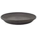PSW Pot Collection AP25DC 10-inch Plastic/Stone/Wood Composite Plant Saucer Drip Tray – No Drainage Hole (Drillable), Indoor/Outer Water Tray, Dark Charcoal - color: Dark Charcoal, size: 10-Inch