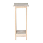 International Concepts Mission Plant Stand, 30-Inch High, Solid Parawood, Unfinished - size: 30 Inch