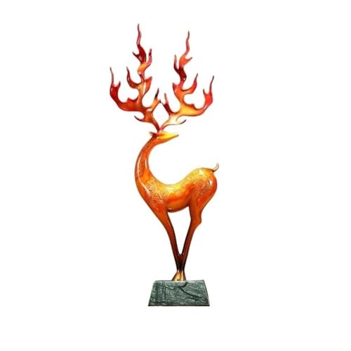 Statue Decorations Creative Deer Shape Ornaments Home Porch Light Luxury Copper Decoration Housewarming Gift Collection Home Decor Object
