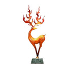 Statue Decorations Creative Deer Shape Ornaments Home Porch Light Luxury Copper Decoration Housewarming Gift Collection Home Decor Object