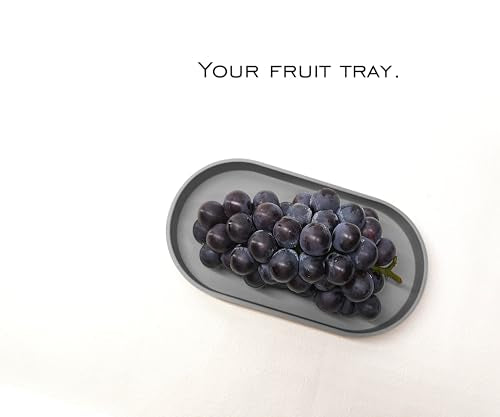Gray Small Tray (10 inch), 3 Pack Oval Tray for Kitchen Counter, Bathtub Bathroom Vanity Items, Countertop Organizer, Coffee Accessory, Bar, Serving Seasoning, Salt and Pepper, Soap, Perfume. - color: Gray-3 Tray, size: 10.2" x 5.5" x 1.1"