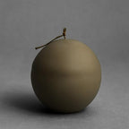 LAWA Imperfect Sphere Candle - Beautiful Handmade Pillar Scented Soy Wax Elegant Aesthetic Candle Housewarming Gift Home Room Shelf Decor Idea (Earthy Green, Large) - color: Earthy Green