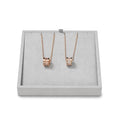 Microfiber Jewelry Pendant Display Tray Jewelry Necklace Organizer Display Tray (Gray) - size: 5.52" x 5.5" x 0.78"