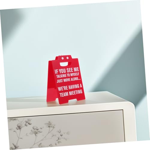 Angoily Cute Acrylic Desk Riser Stand for Office Decor Decorative Display Stand for Home Workspace and Elegant Acrylic Material Fun Desk Essential for Women and Colleagues