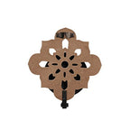 Openwork Carving Candle Sconces Set of 2 - Farmhouse Rustic Wall Decor, Wooden Sunflower Candle Holder, Decorative Hanging Art for Living Room, Bedroom, Porch, Entrance