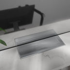 16" x 10" Stainless Steel Tray Deep Countertop Tray & Counter Organizer Tray for Cash, Coins, Files Brushed Finish, Slip-Resistant, Durable Design for Banks, Stores, & Offices - size: 19" x 12.5" x 3"