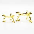 2pcs Gold-Plated Flowering Crystal Glass Ball Stand, Crystal Diamond Stand,Mini Air Plant Rack Holder Air Fern Display Stand - color: Gold_Large+Small