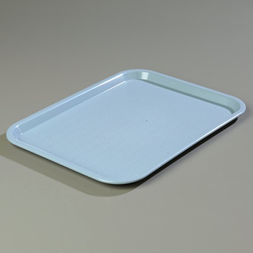 Carlisle FoodService Products Cafe Plastic Fast Food Tray, 12" x 16", Slate - color: Slate