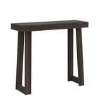 Plank+Beam Solid Wood Console Table, 36 Inch, Sofa Table, Narrow Entryway Table for Hallway, Behind The Couch, Living Room, Foyer, Easy Assembly, Walnut - color: Walnut, size: 36" Console Table