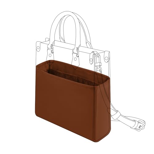 DGAZ Silk Purse Organizer Insert For LV Sac Plat Mini/BB/Medium bag，Silky Smooth Bag Organizer，Luxury Handbag & Tote Shaper(Gold,Medium) - color: Gold, size: Medium