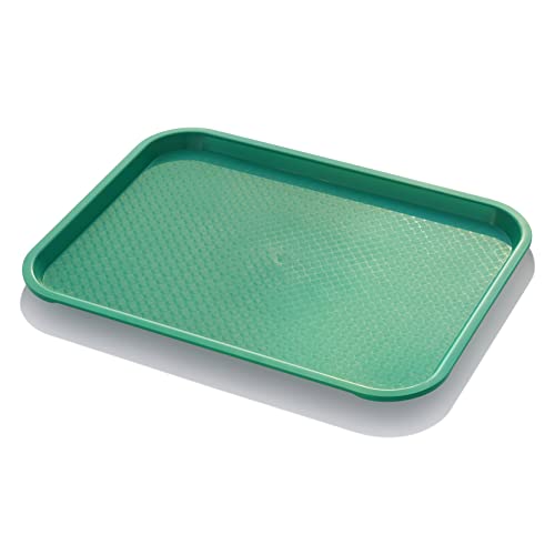 New Star Foodservice Fast Food Tray, Set of 12 (Green, 12 by 16-Inch) - color: Green, size: 12 by 16-Inch