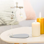 7.1in Spinning Candle Holder, Rotary Candle Holder, Chime Candle Holders Suitable for Party Decorations Photography Props Bars Cafes and Various Other Venues