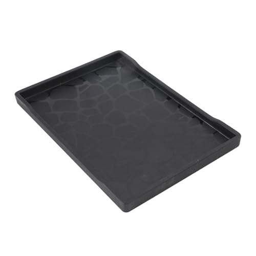 Decorative Tray, Modern Minimalist Tray for Bathroom (Black)