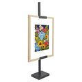 Americanflat Adjustable Tabletop Easel Stand for Picture Frames up to 28" - Ideal Picture Frame Stand to Display Art, Signs, or Photos - Use Easel Stands for Home or Events - Black - size: 28 inch, style: Tabletop Frame Stand
