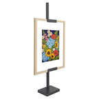 Americanflat Adjustable Tabletop Easel Stand for Picture Frames up to 28" - Ideal Picture Frame Stand to Display Art, Signs, or Photos - Use Easel Stands for Home or Events - Black - size: 28 inch, style: Tabletop Frame Stand