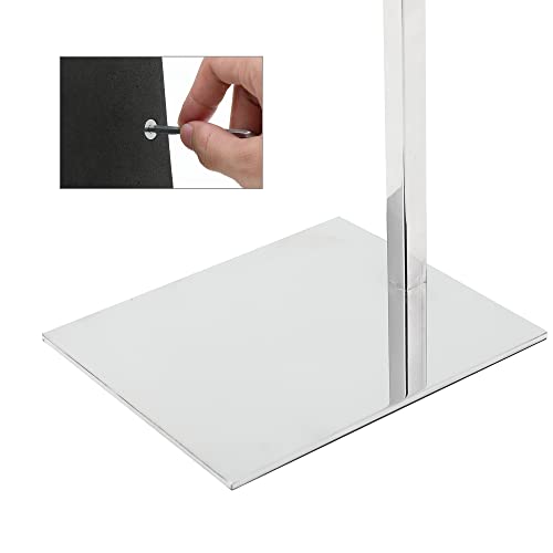2 Pack Handbag Display Stands, Silver Purse Holder Display Stands, Adjustable Height Stainless Steel Hanger Rack for Retail Closet Vendors Display Luxury Bag Handbags Jewelry (RCS 50% Recycled Post-consumer Metal) - color: Silver