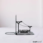 Craftnameisgn Custom Lineman Metal Bookends, Lineman Book Ends Metal Art for Home Office, Book Stopper for Heavy Books, House Warming Gifts New Home, House Warming Gifts new Home - color: 05 Lineman-bookends