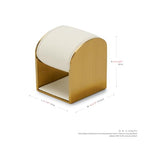 Oirlv Gold Metal & Microfiber Bracelet Display Stand, Luxury Jewelry Holder, Part of a Complete Jewelry Display Set - style: TT16405