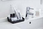 Yamazaki Home Tower Space Saving Vanity Tray - 5.25" X 7" - Steel - color: Black, size: 5.3" x 6.9" x 2"