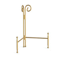 Display Stand for Plate, Foldable Metal Plate Stand for Table, Decorative Easel Holder for Picture Frames, Photos, Wedding Cards, Sign Posters, Cavas, 6-inch Gold
