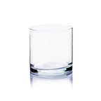 WGV Cylinder Vase, 4" W x 4" H, Floral Container, Glass Candle Holder Centerpiece Planter Terrarium for Wedding Party Event, Home Office Decor, Clear, 1 Piece - size: 4"x4"H