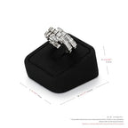 Oirlv Microfiber Ring Display Stand, Compact Jewelry Holder for Retail & Home, Part of a Complete Jewelry Display Set - style: TT16501