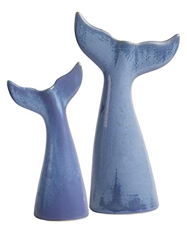 SEINHIJO Ceramic Flower Vase Modern Decor Sculpture Ocean Figurine Statue Table Centerpiece Art for Home Office Gift 8.3 Inch - size: Medium