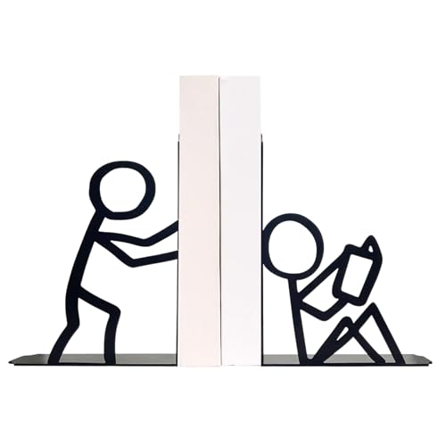 Shelves Bookends - 17.5x3x14.99cm Book Support, Desk Book Holder, Modern Storage Accent, Stable Reading Organizer, minimalists Display Accessory for Bookshelves Coffee Tables Desks Libraries TV